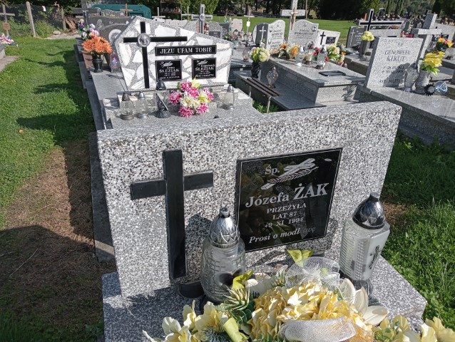 Józefa Żak 1907 Chełmiec - Grobonet - Wyszukiwarka osób pochowanych
